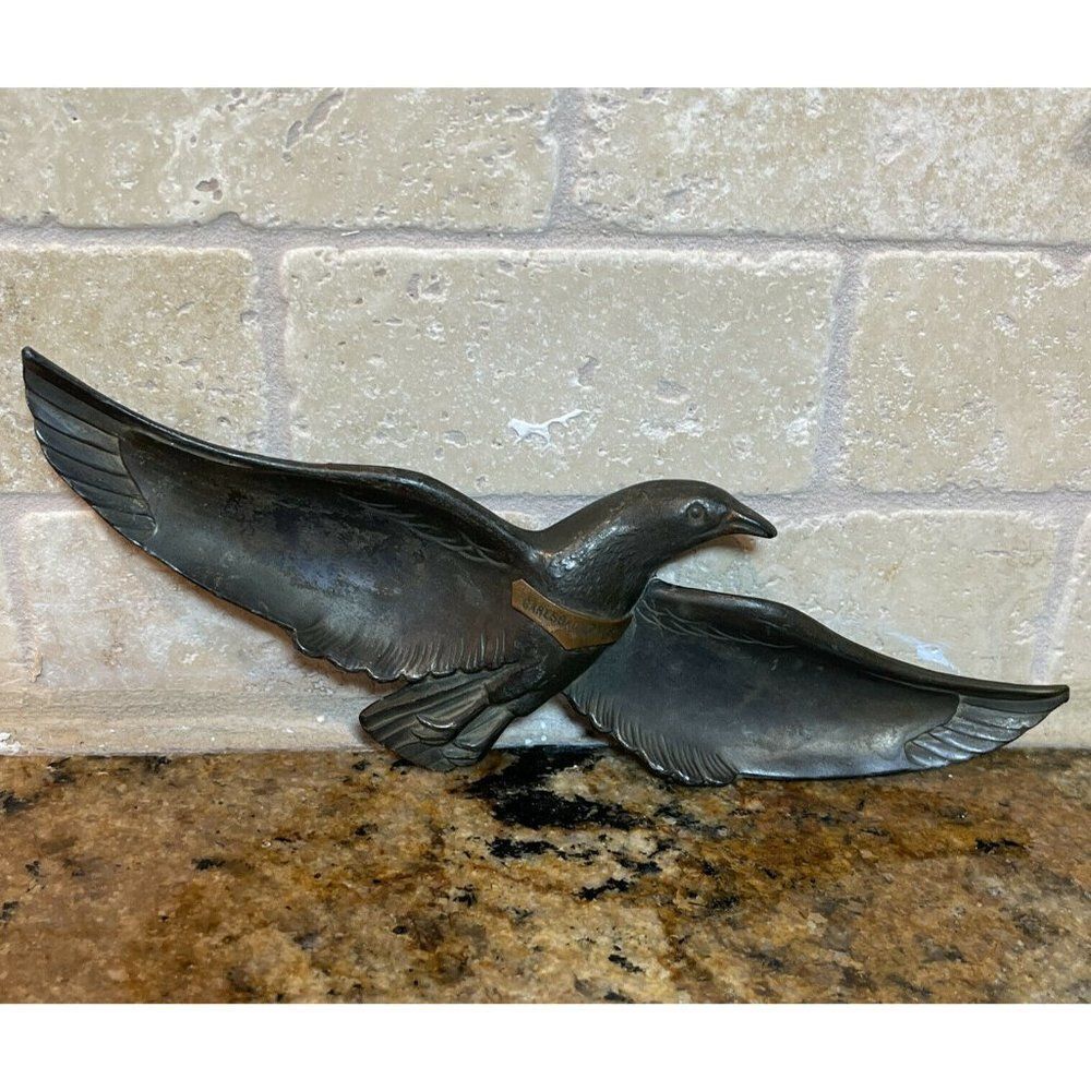 VTG Dodge‎ Metal Flying Eagle Bird Figurine Souvenir 9 Inch Carlsbad Caverns USA